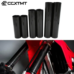 160mm 178mm 202mm 225mm 248mm Fork Wraps Protectors in Full Carbon Fiber For KTM Yamaha Honda CB650R CB500X CB500F CB1000R 600RR