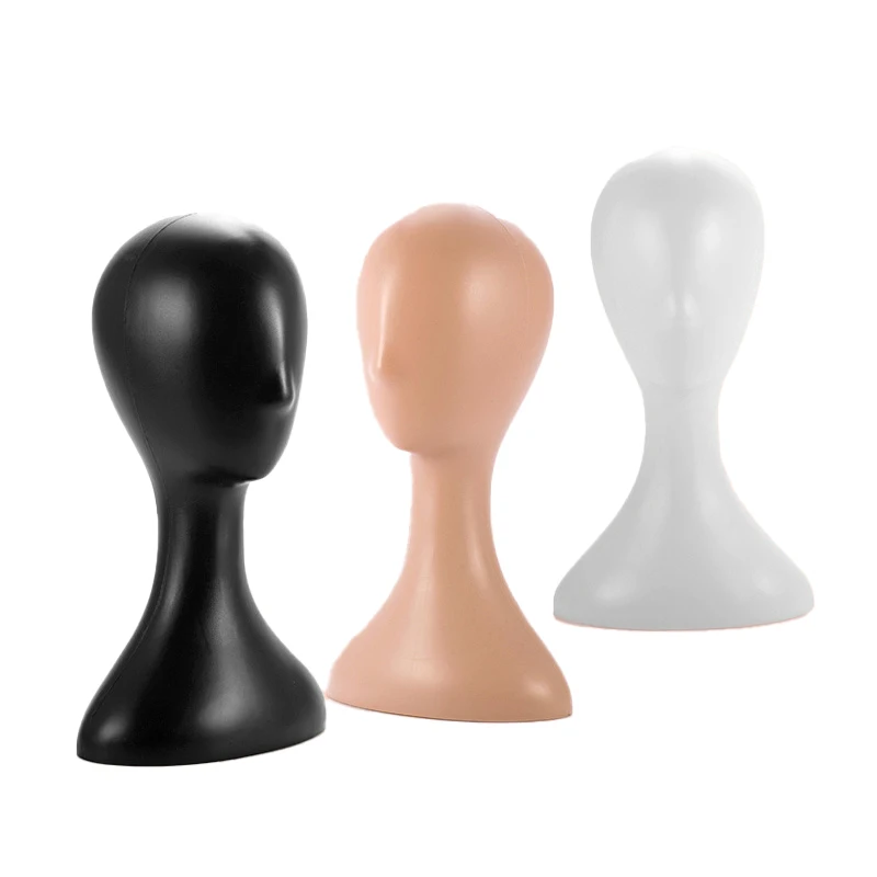 Pe ขาตั้งวิกผม Professional Stylist Props หัวจอแสดงผลเหมาะสําหรับวิกผม,หมวก,เครื่องประดับ,ผ้าพันคอและอุปกรณ์เสริม