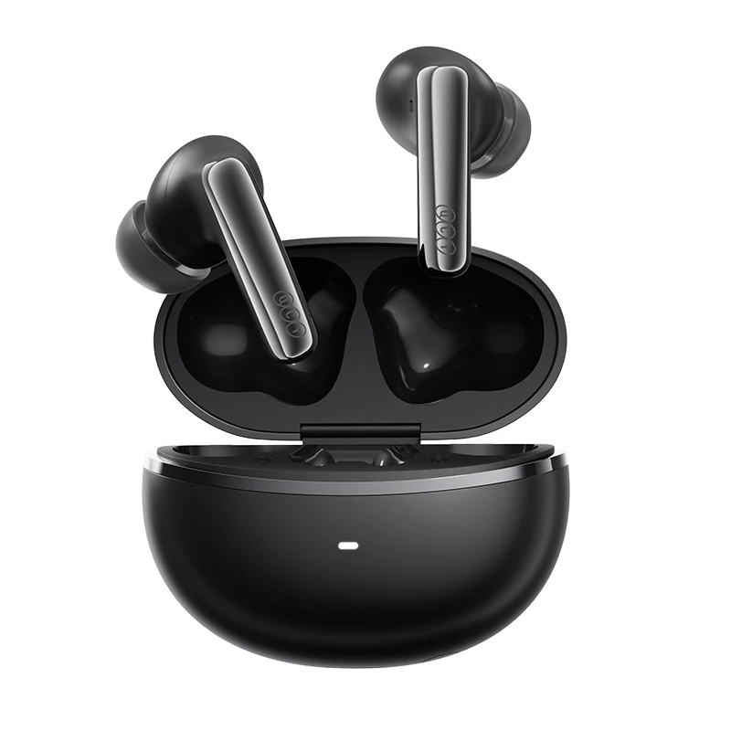 Słuchawki bezprzewodowe QCY HT18 MeloBuds N70 Bluetooth 6.0 Hi-Res z audio LDAC, hybrydowe słuchawki douszne z ANC, podwójne przetworniki, czas pracy 50 godzin, IPX5 — 2