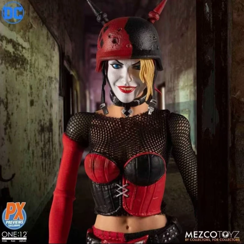 Original Mezco 1/12 Suicide Squad X Task Force Ugly Girl PX Limited Haley Full Set 6in Female Soldier Action Figures Dolls Model