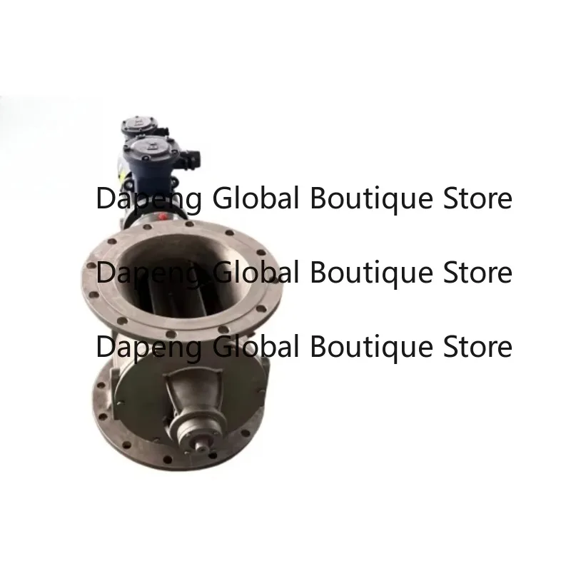 Stainless Steel High Throughput Rotary Airlock Discharge Valve Customizable Dust Conveying Sealing Feeding Equipment