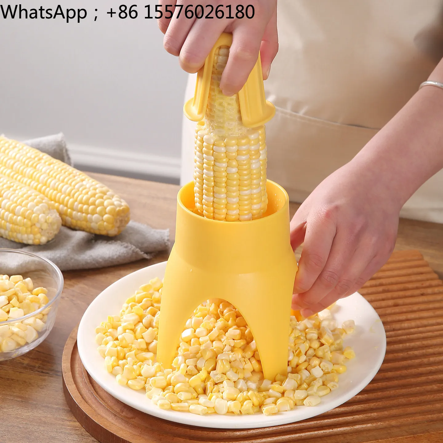 Corn Peeling Artifact Household Raw and Ripe Universal Tenderizing Corn Planer Rotary