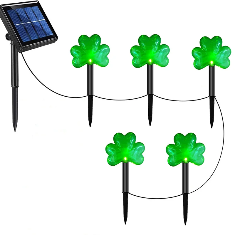 2024 lampu LED dekorasi Natal lampu jalan lampu rumput Graden daun baterai tahan air 578