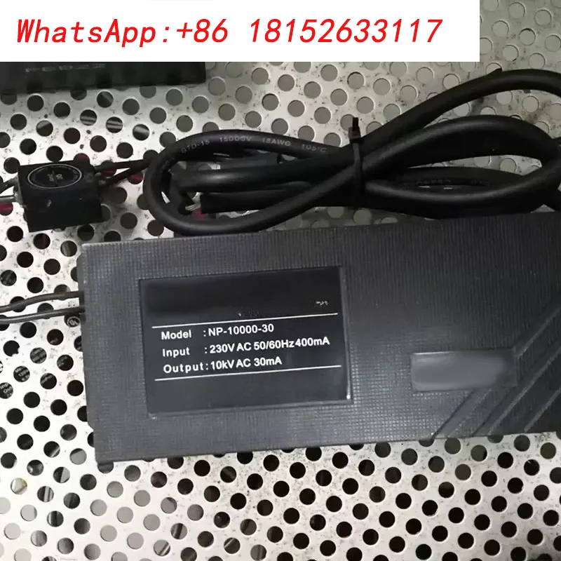 BBNP-10000-30 محول النيون الإلكتروني مزود الطاقة 4-10 متر تحميل عالي التردد مخرج الجهد العالي 10KV 30mA MM