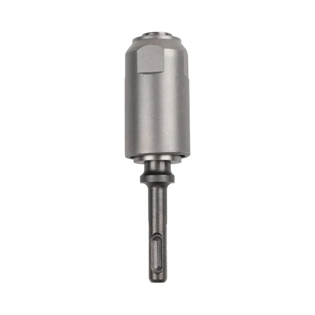 For SDS PLUS Hammer Drills Drill Bit Shank Adapter Square To Round Converter For Seamless Bit Transitions Silver