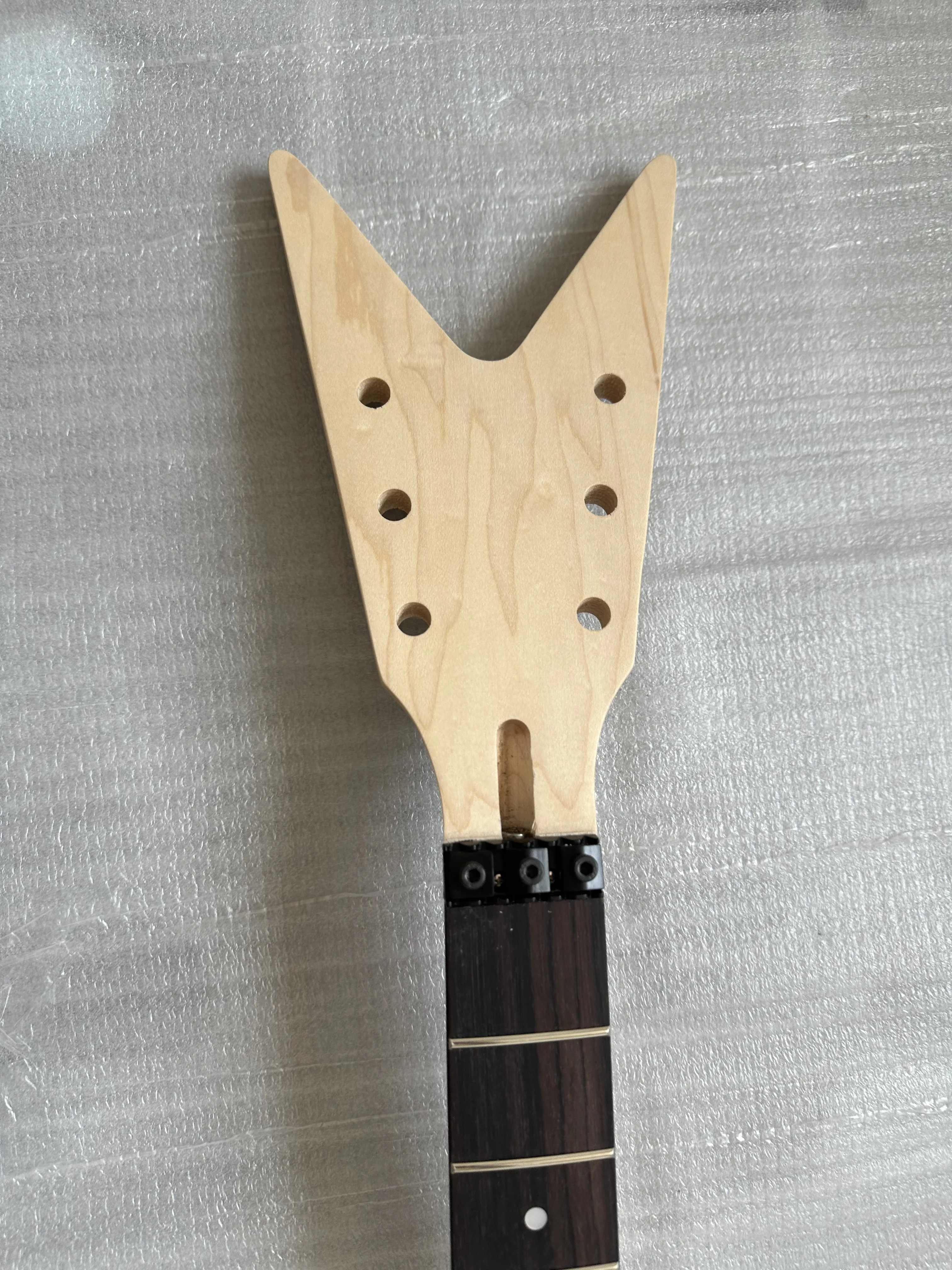 manche-de-guitare-electrique-de-forme-speciale-style-floyd-rose-22-frettes-piece-de-rechange-diy-touche-en-palissandre-manche-en-erable-talon-de-56-cm