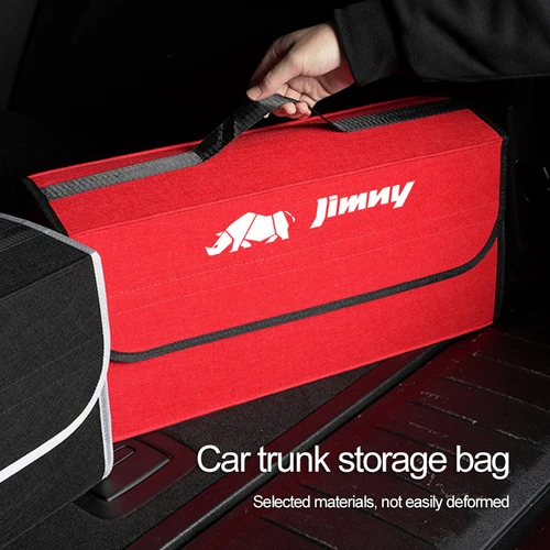 Caja organizadora de maletero de coche, bolsa de almacenamiento plegable de gran capacidad para Suzuki Jimny Swift Grand Vitara Ignis Kizashi SX4 Scross Alivio