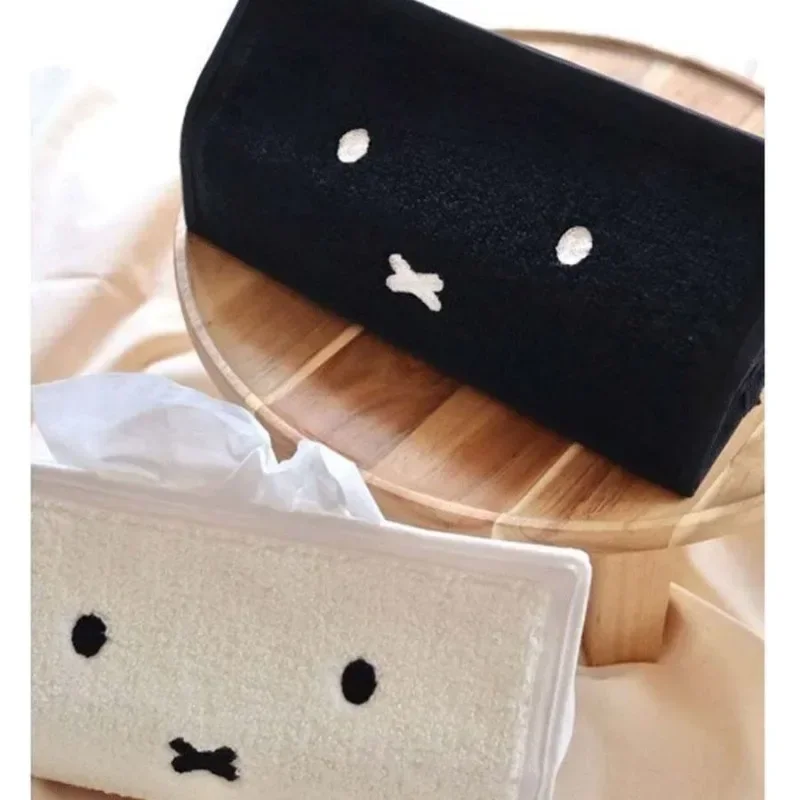 Cartoon Cute and Interesting Drawer Box Lovely Miffy Living Room Desktop Storage Tissue Box Hangable Vehicle Tissue Wrap
