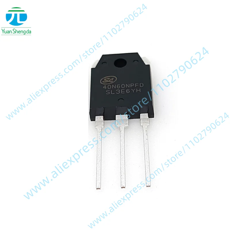 

5PCS New Original SGT40N60NPFD IGBT Transistor 40A 600V TO-3P 40N60NPFD