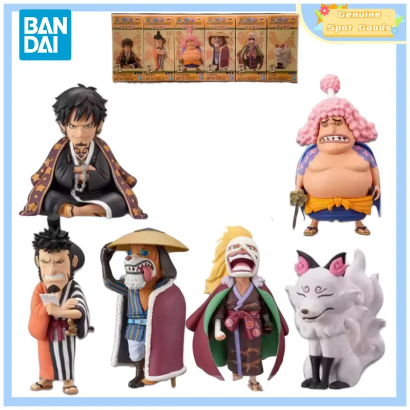 Bandai-figuras de acción de ONE PIECE para niños, modelo WCF Land of Wano 8 Law Killer, juguetes de regalo para pasatiempos