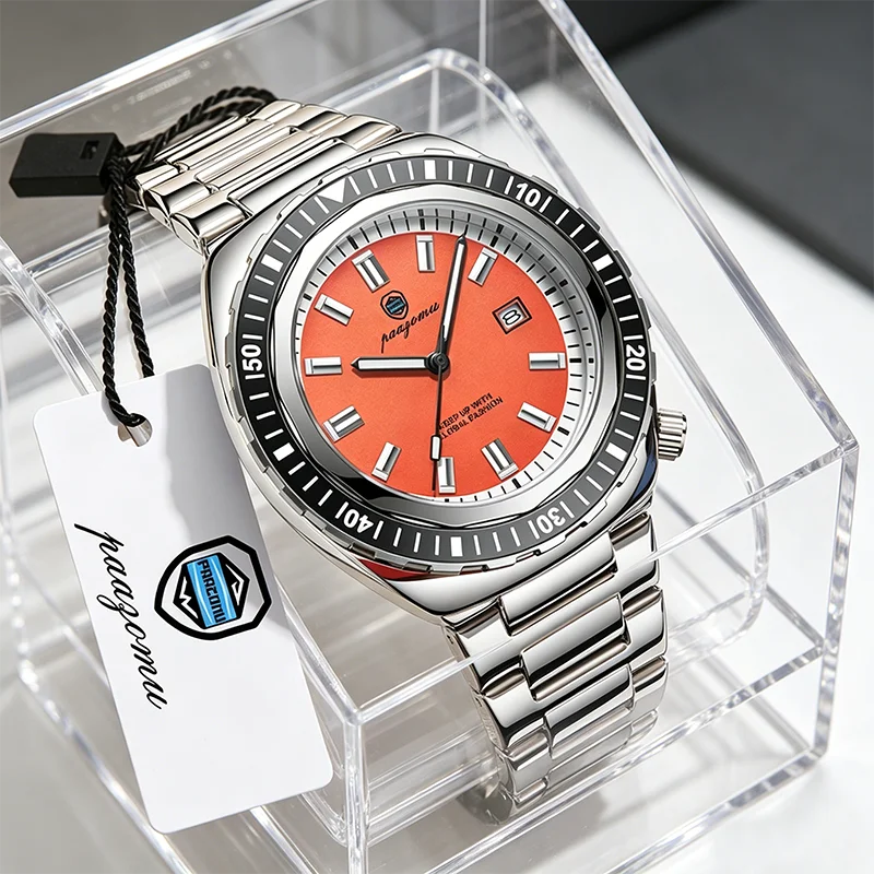 

PAAZOMU Fashion Electronic Man Wristwatch Week Date Luminous Waterproof Men Watch Time Display Digital Men's Quartz Watch Reloj
