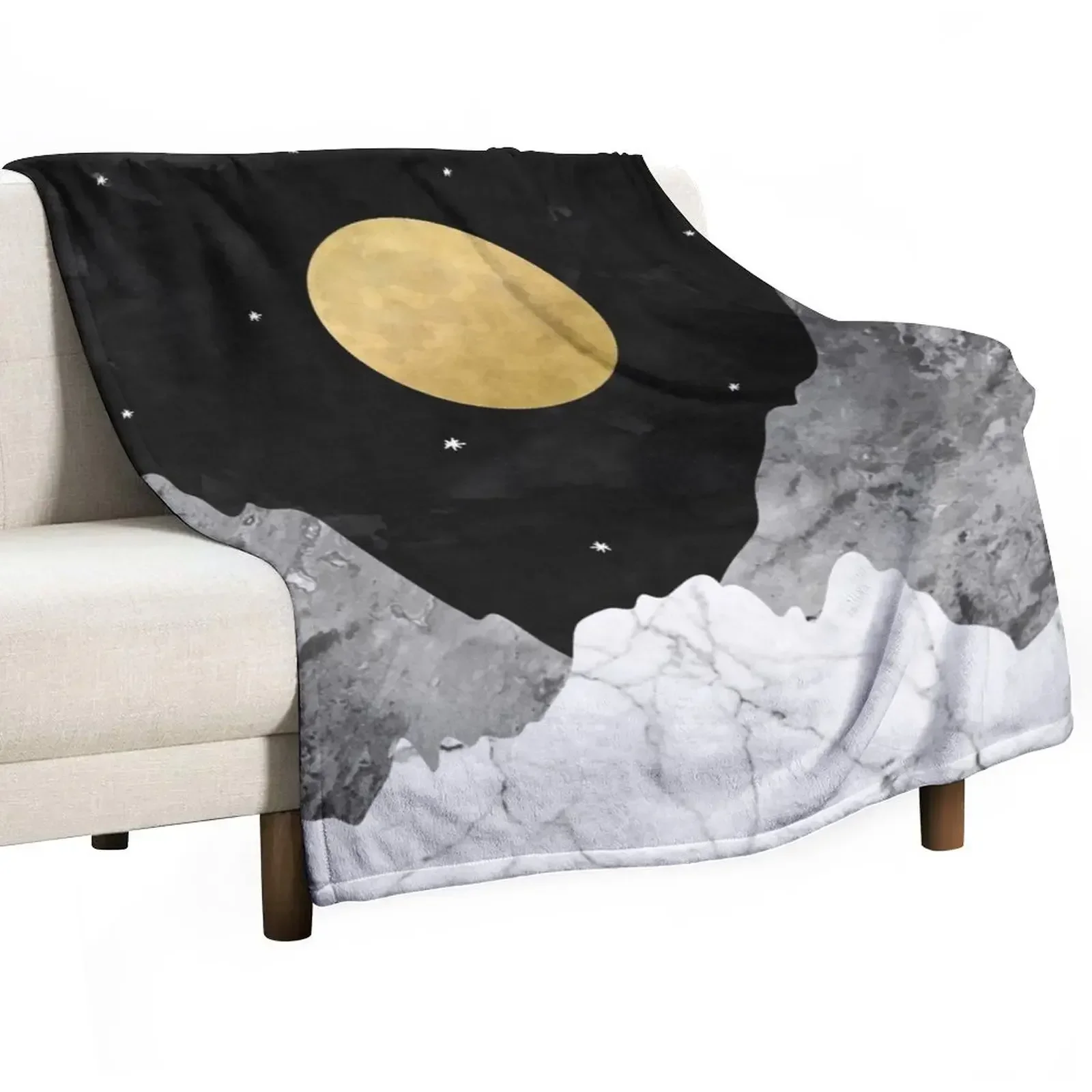 

Moon and Stars Throw Blanket Bed Stuffeds Blankets