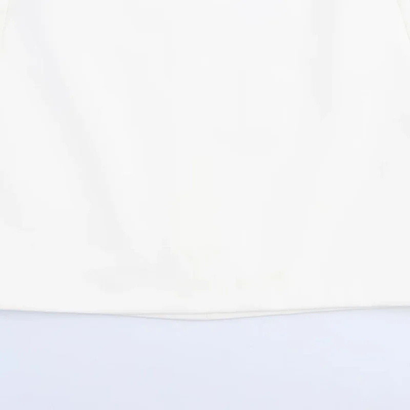 Sukienka damska HXAO 2025, biała mini sukienka typu halter, z odkrytymi ramionami, elegancka sukienka na imprezę, letnia sukienka damska bez pleców, krótka sukienka 088