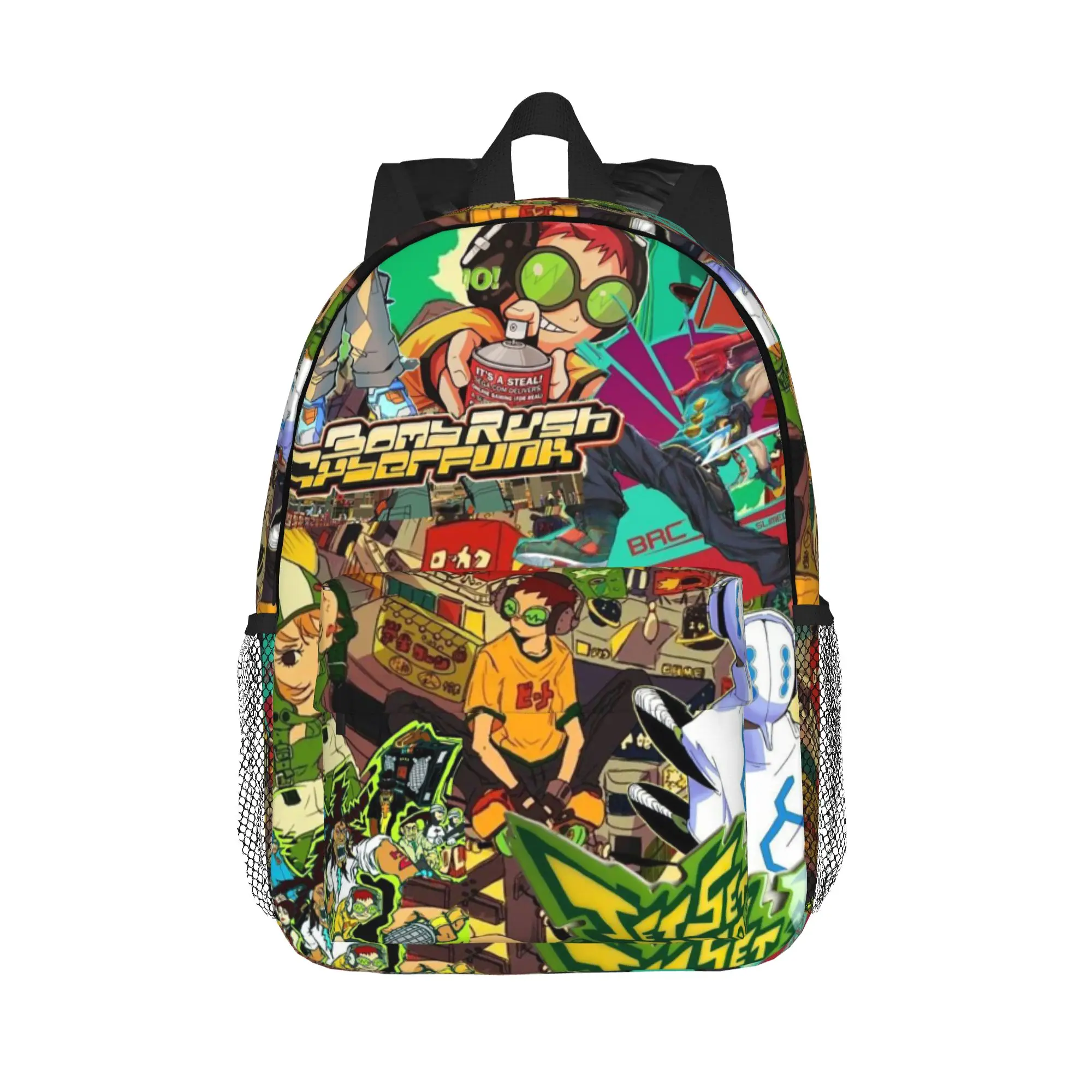 Jet Set Radio Future Game Printed Pattern Backpack Hot Sale Daypack Boys Girls BookBag Shoulder Bags for Men Women School Bag