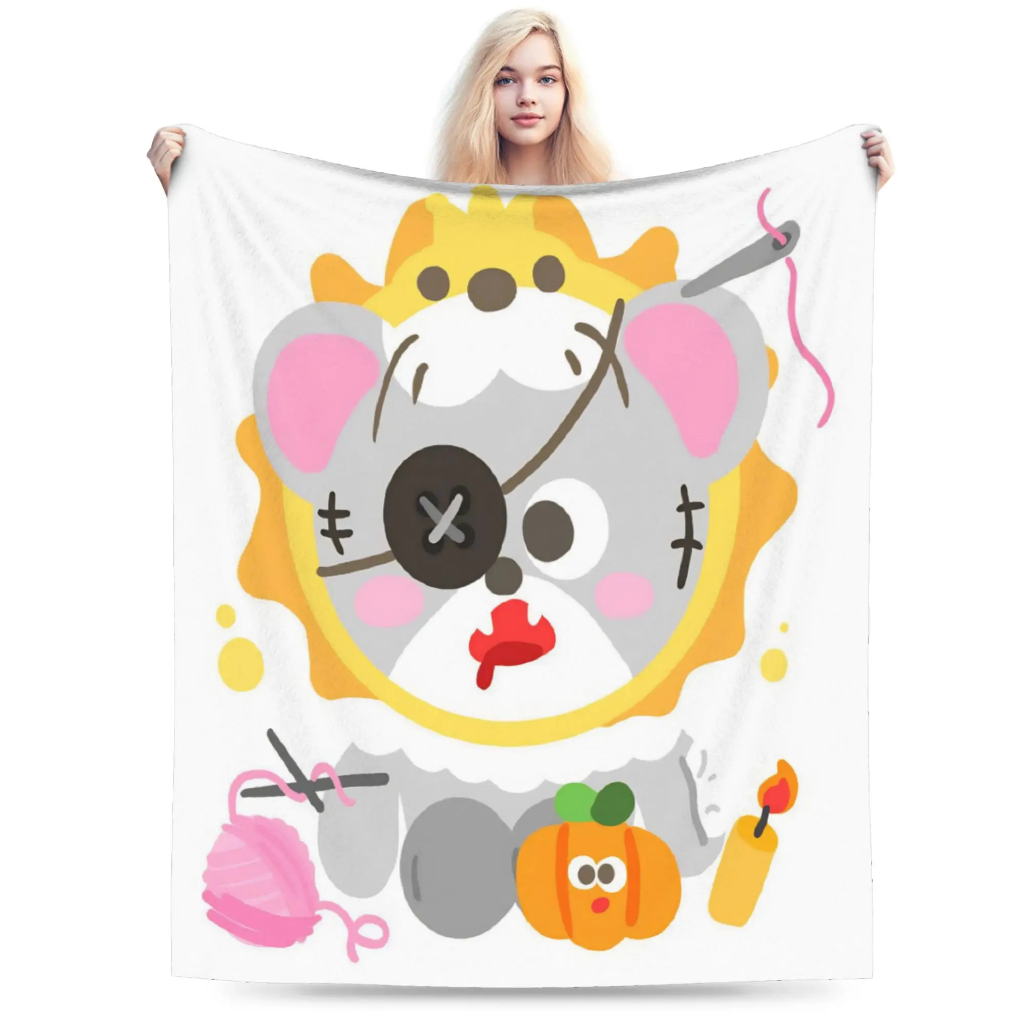 look khunnoo geminifourth Blanket Super Soft Cozy  Throw Blankets for Sofa 50x60 Inch Multiple Sizes Bedspreads