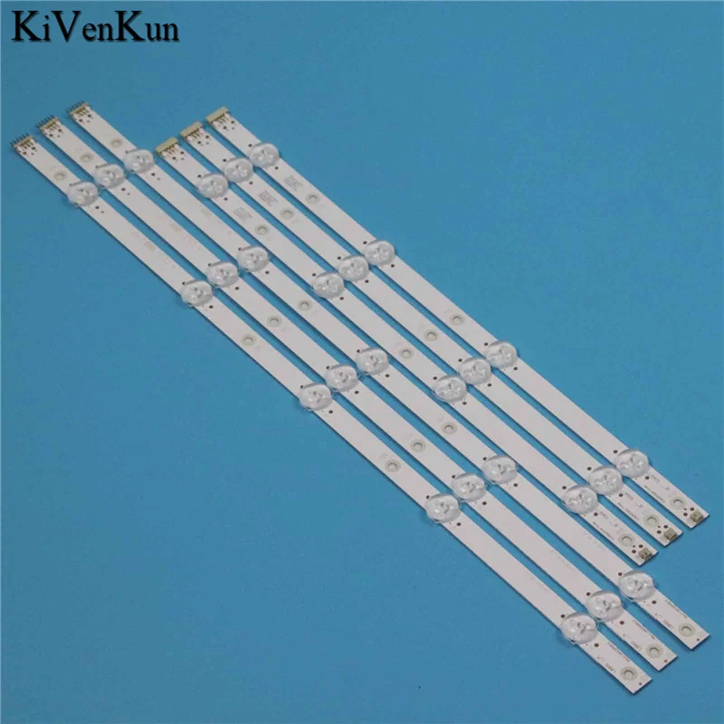 Kits TV's LED Lamp Bars LB43046 V0_00 02  Backlight Strips For Philips 43PFS5803/12 43PFS5803/62 43PFS5823/12 43PUS5803/12 Tapes