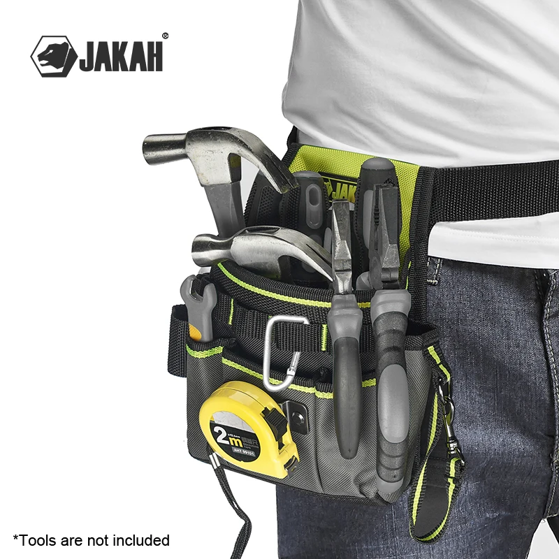 Jakah Tool Pouch, Electrician Tool Pouch, Premium, Professional Multi-Pocket Organizer HL148