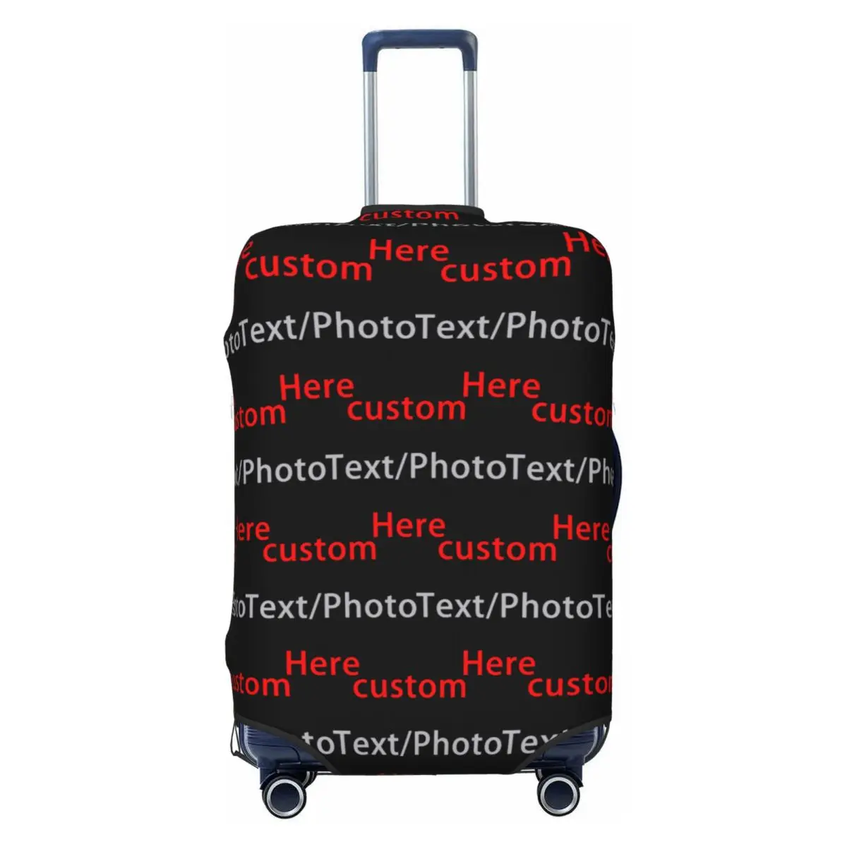 

Custom Custom Custom Your Photo Logo Text Luggage Cover Protector Elastic Travel Suitcase Covers