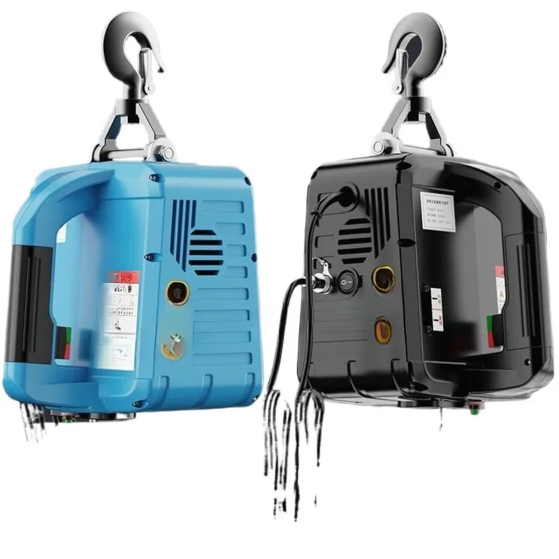 

Miniature electric hoist 220V portable crane household small lifting air conditioner hoist wireless