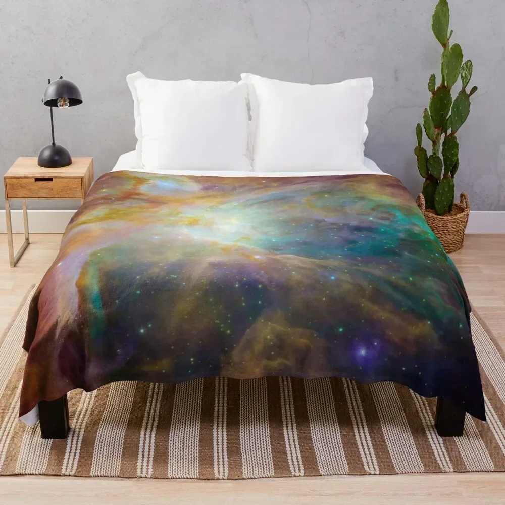 

Galaxy Rainbow v2.0 Throw Blanket Cozy Light Blanket for Travel Camping Picnic