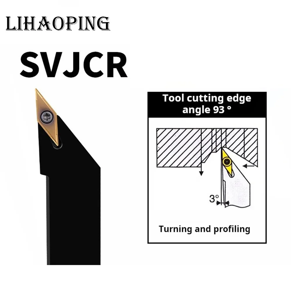 

SVJCR SVJCL Внешний держатель инструментов SVJCR1010H11 SVJCR1212H11 SVJCR1616H11 SVJCR2020K11 SVJCR2525M11 SVJCR1616H16 SVJCR2020K16