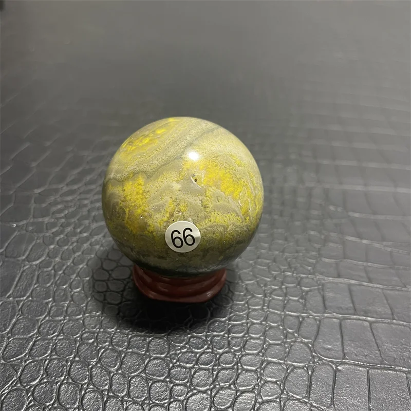 Natural Bumblebee Jasper Crystal Ball Rare Gem Chakra Healing Decoration Sphere Gift