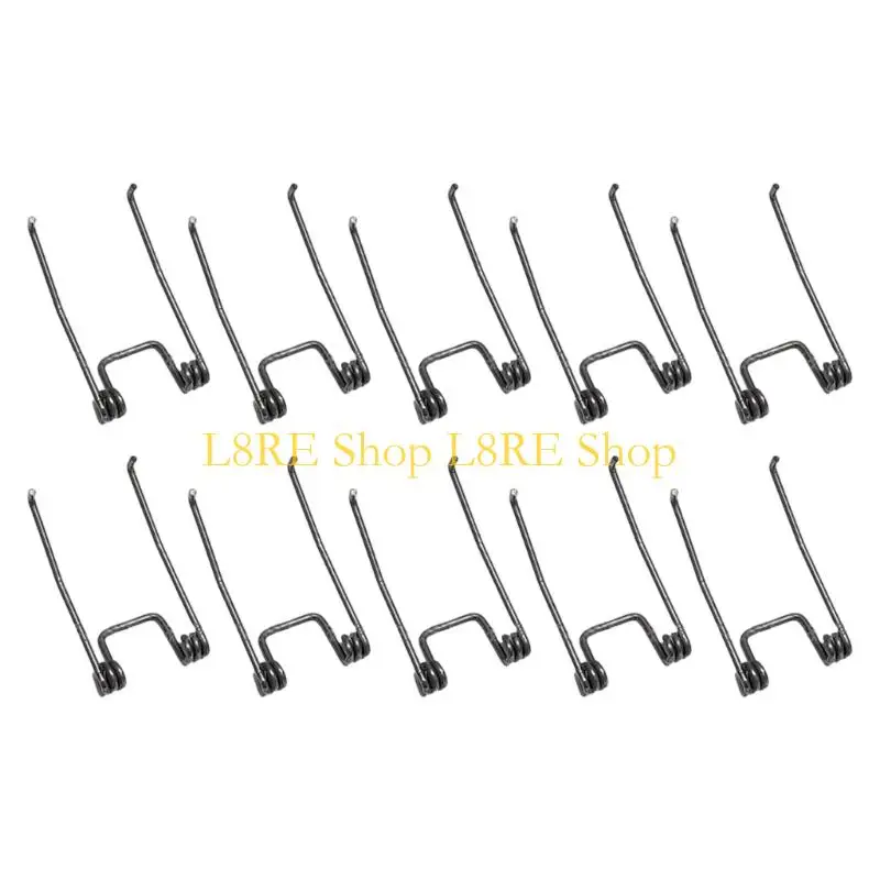 

L8RE 10Pcs Spring Double Torsional Spring Electric Hair Trimmer Replacement Spring Steel Spring Wire Trimmer Blade Accessories