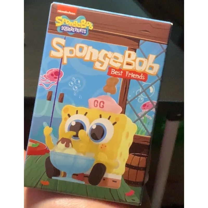 

POPMART Губка Боб Квадратные Штаны Серия Друзей Статуэтки Креативные Изысканные Декоративные Модные Слепая Коробка Оригинальные Перуанские Товары