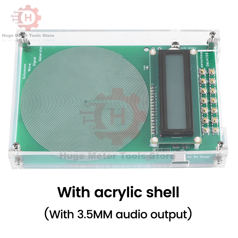 DC 4-15V 7.83Hz Schumann Wave Generator 0.01Hz~100000Hz Pure Sine Frequency Adjustable Signal Generator Current Generator