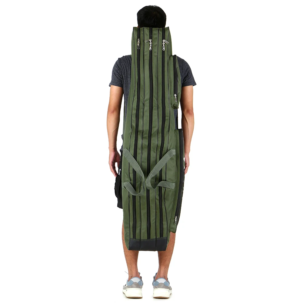 130 سنتيمتر/150 سنتيمتر ثلاث طبقات حقيبة الصيد المحمولة للطي الصيد رود بكرة معالجة أداة حمل الناقل حقيبة سفر