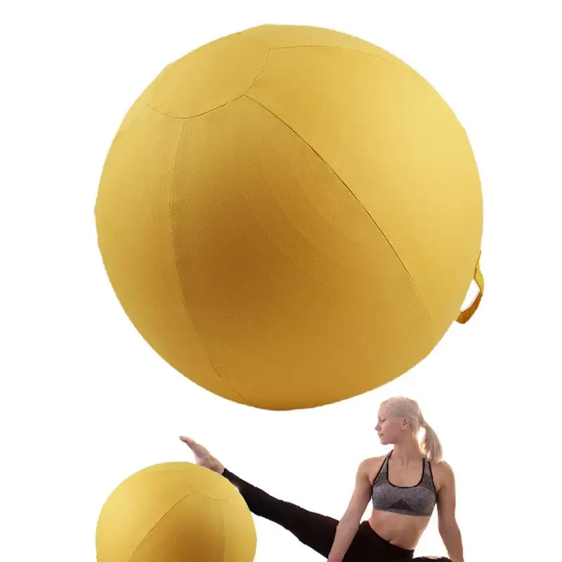 65CM Yoga Ball Dustproof Cover Anti-Slip Cotton Anti-static Absorb Sweat Yoga Fitness Ball Cover for Protective Case