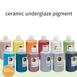 500ml/butelka ceramika o wysokiej jakości podszkliwny Pigment bezołowiowy skoncentrowany glazura ceramika ręcznie malowany artystyczny obraz dostaw