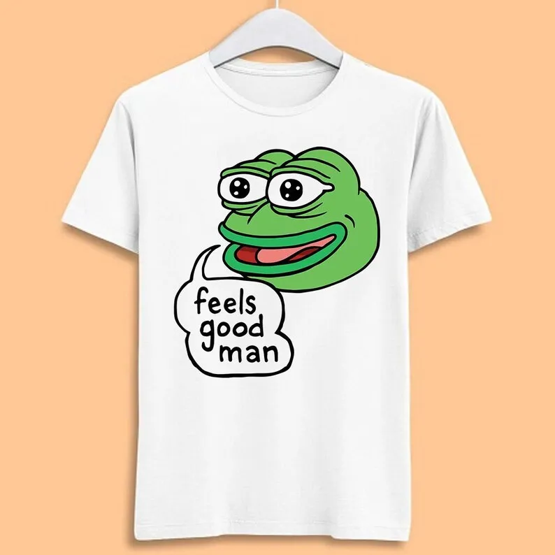 

The Frog Toad Feels Good Man Meme Music Gift Funny Style Unisex Top Mens Womens Tee T Shirt T1642