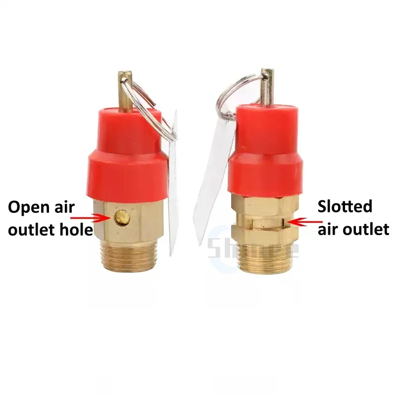 1/10PCS 1/4'' 3/8' 1/2' BSP 1/3/4/5/6/7/8/10KG Air Compressor Safety Relief Valve Pressure Release Regulator For Pressure Piping image 4