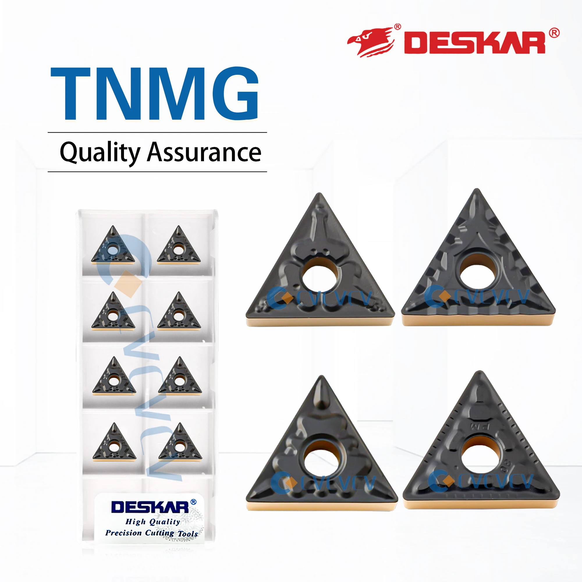

DESKAR Numerical Control 100% Original TNMG 160404 TNMG 160408 TNMG 160412 TM CQ HQ PM R-S L-S LF9218 Cutting Tool Triangl Blade