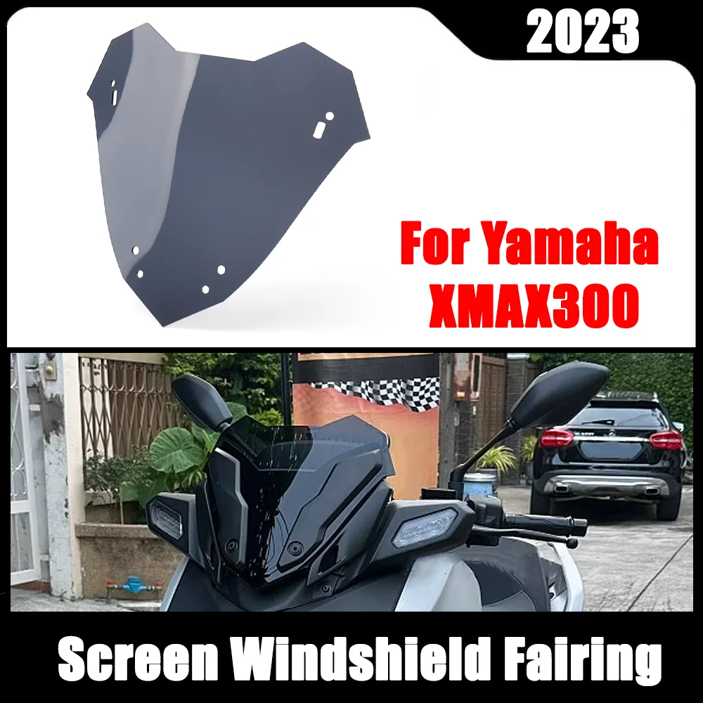 

Motorcycle Screen Windshield Fairing Windscreen Baffle Wind Deflectors For Yamaha XMAX300 XMAX 300 X-MAX300 X-MAX 300 2023