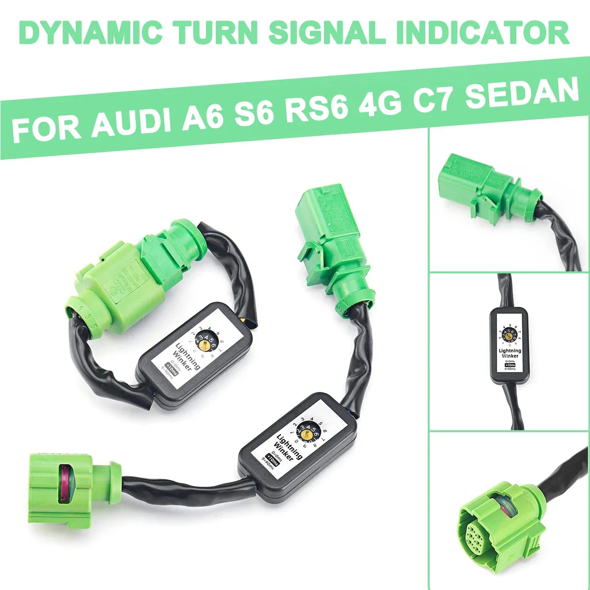 

Car Module Cable Wire Harness Tail Light Dynamic Turn Signal Indicator LED Taillight For Audi A6 S6 RS6 4G C7 Sedan 2012 ~2018