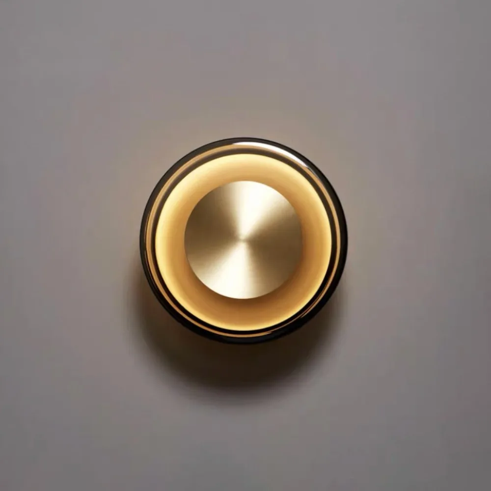 Modern Nordic Minimalist Wall Lamp Creative Designer Model Room Hotel Bedroom Glass Headboard LED Wall Lamp