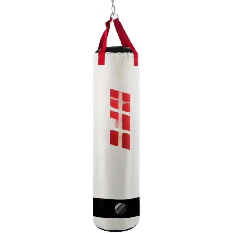 CCJUFC MMA Heavy Bag - 80 or 100 lbs.,Ultra Durable PVC,Extended Length for Kicks and Punches,Reinforced Stitching for Intense T