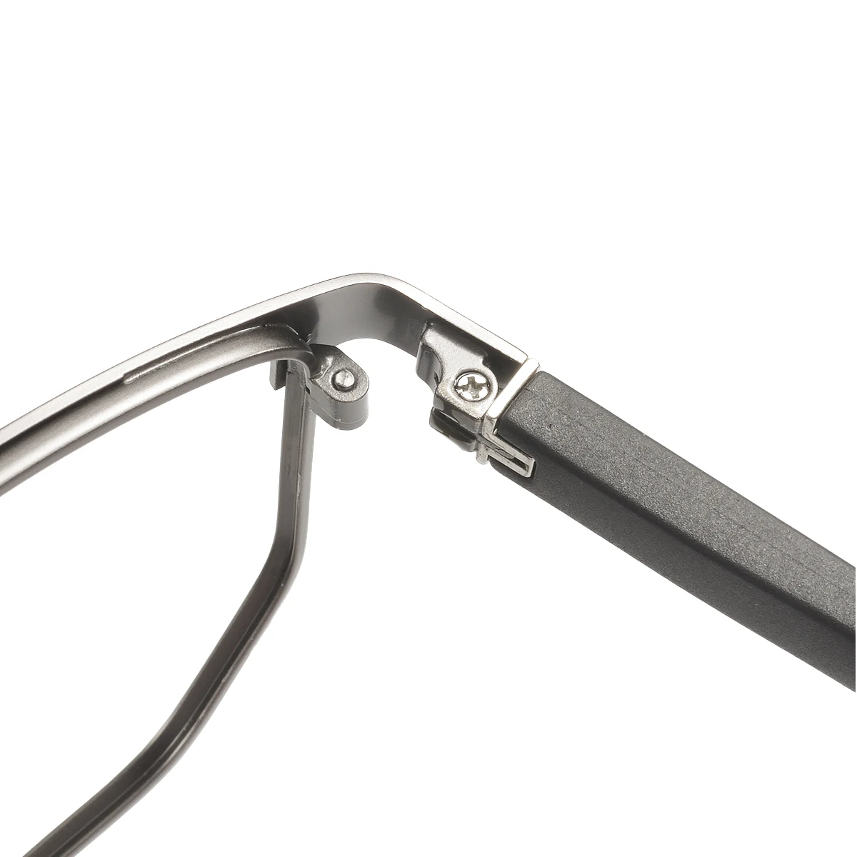 Fashion Men and Women Geometric Full Rim Metal TR90 Eyewear With Spring Hinge For Prescription Lens