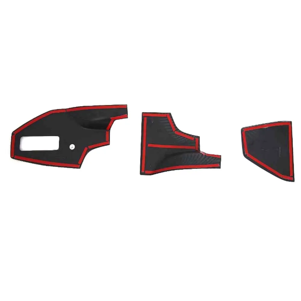 3Pcs/set Carbon Fiber Style Car Accessory Fit For AUDI Q3 2019 Car Dashboard Decoration Cover Trim Stickers Car Styling