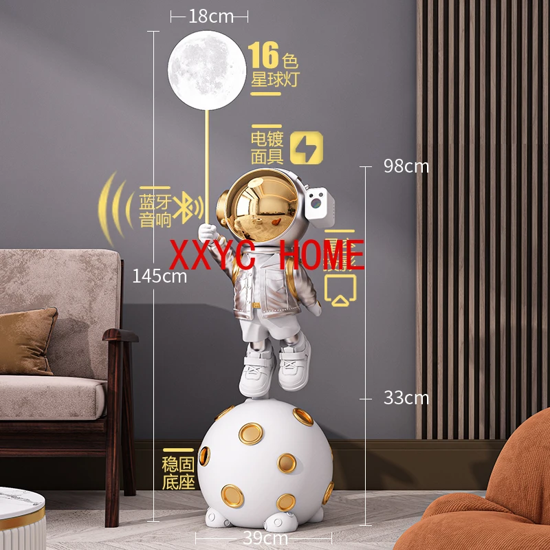 Bluetooth Speaker,145CM Astronaut Statue, Home Living , Gift, Indoor Decoration