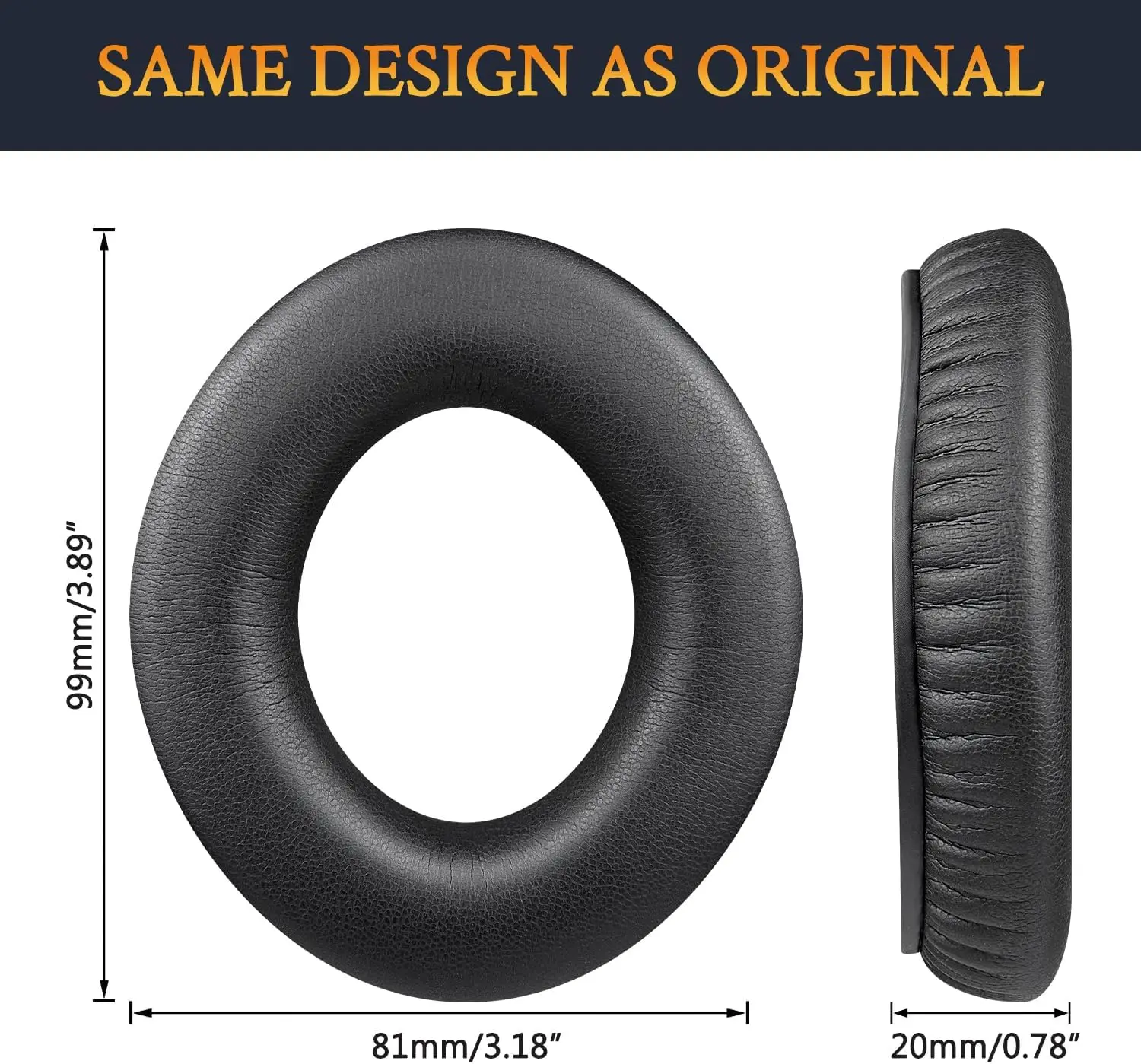 Earpads Replacement for Sennheiser PXC360 BT(PXC 360BT), PX360/BT(PX 360/BT), MM550(MM550-X), HD360 Pro(HD 360 Pro), Ear Pads