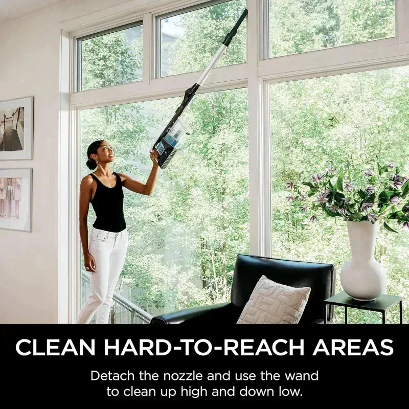PMD4-Shark IZ462H Vertex Ultra Lightweight Cordless Stick Vacuum DuoClean PowerFins,Crevice,Pet Multi-Tool,Anti-Allergen,Bru,