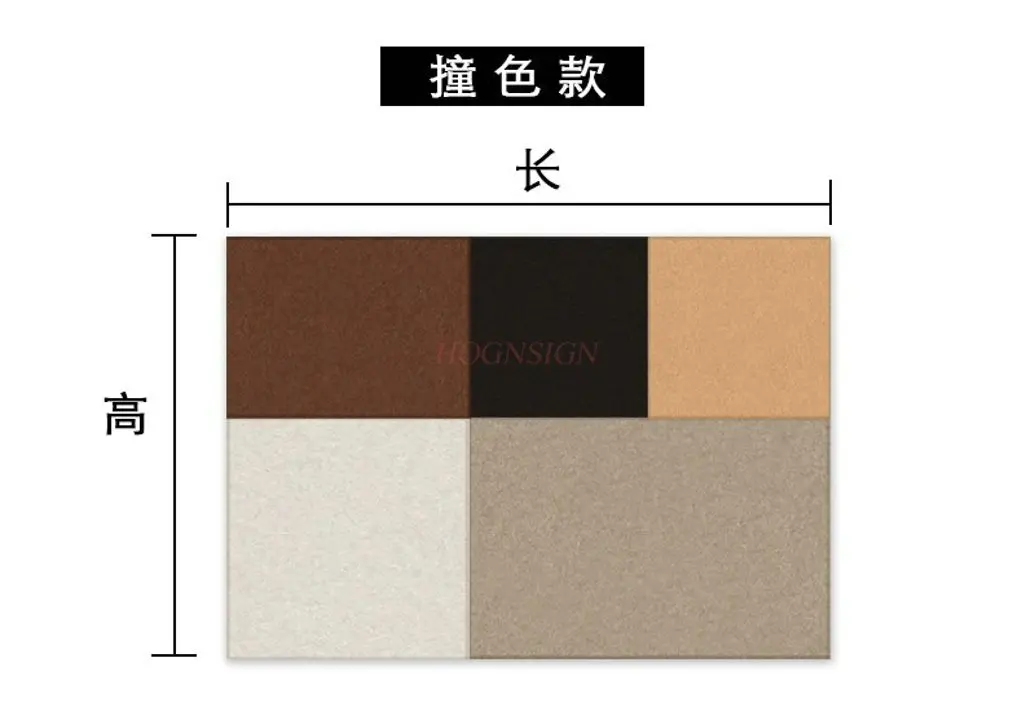 قطعة واحدة من لوحة اللباد على الحائط لصور حجب الألوان، لوحة خشبية ناعمة، لوحة رسائل، جدار خلفي، لوحة عرض، جدار