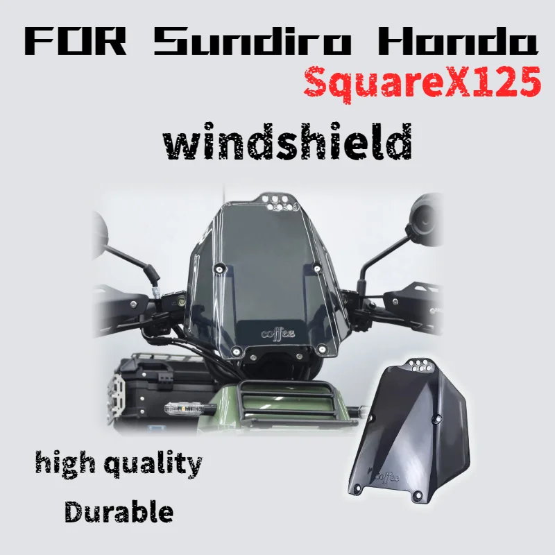 

For Honda Square X125 windshield modification, high-definition transparent large windshield, fairing decoration accessories