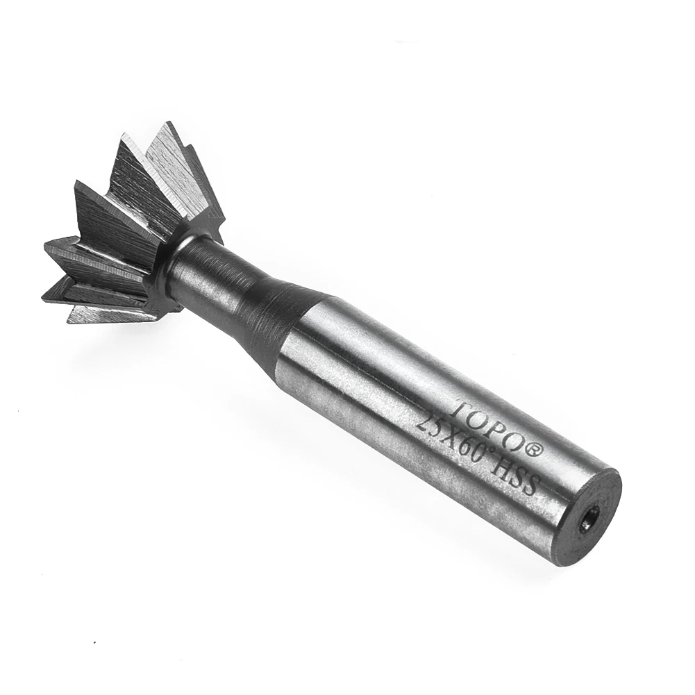 

Dril bit Metalworking HSS 25mm 60Degree Engraving Dovetail End Mill High speed Steel Replacement Drilling Practical
