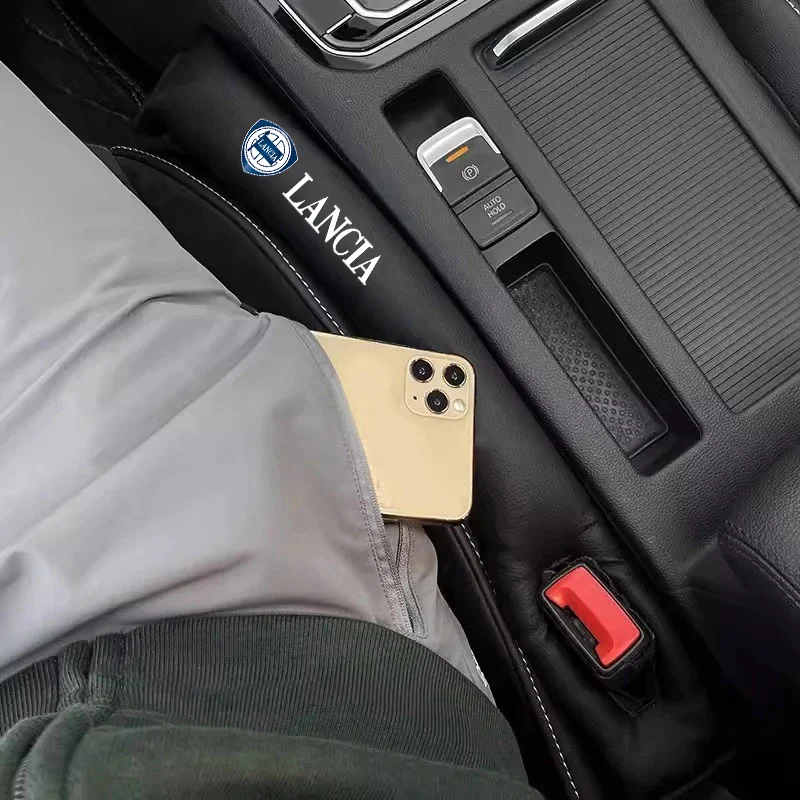 Premium Leather Sponge Filled Car Seat Gap Blocker Strip for Lancia ypsilon delta musa nera thema STRATOS Y Phedra Accessories - view 4