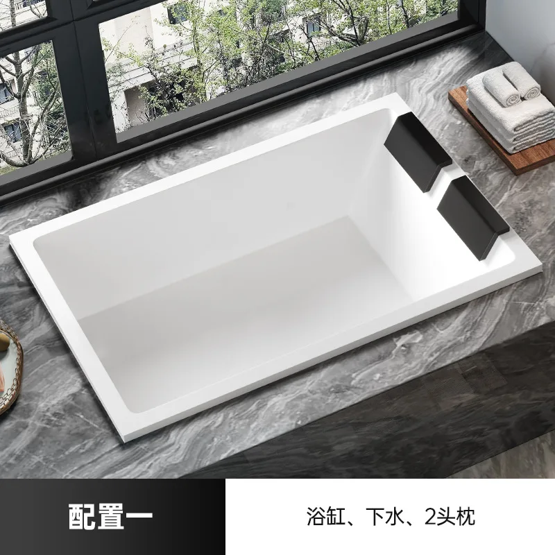 Double Couple Bath Villa Hotel Bath Acrylic Recessed Home Massage Heated Internet celebrity Bath