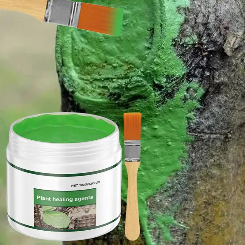 Tree Wound Sealer Professional Tree Grafting Repair Agents Tree Wound Dressing with Brush Natural Tree Wound Sealer Repair